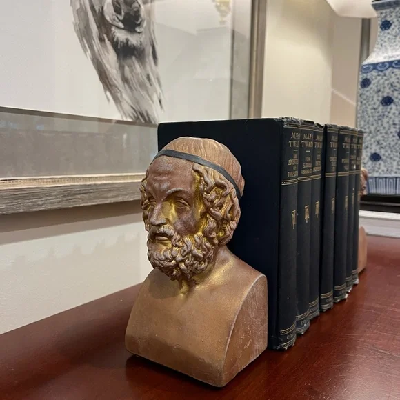 Classic Vintage Bookends by House Parts, Inc - Picture 1 of 8